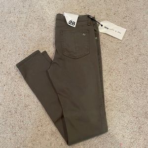 Rag and Bone Olive Skinny Jean NWT